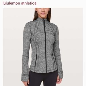 Lululemon Heathered Black Define Jacket